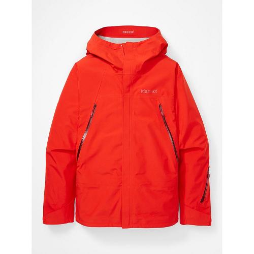 Marmot Spire Jackets - Mens Ski Jacket Red CA2014987 Canada